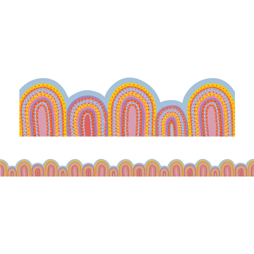 Rainbow Dreaming - Die-Cut Border - Brain Spice