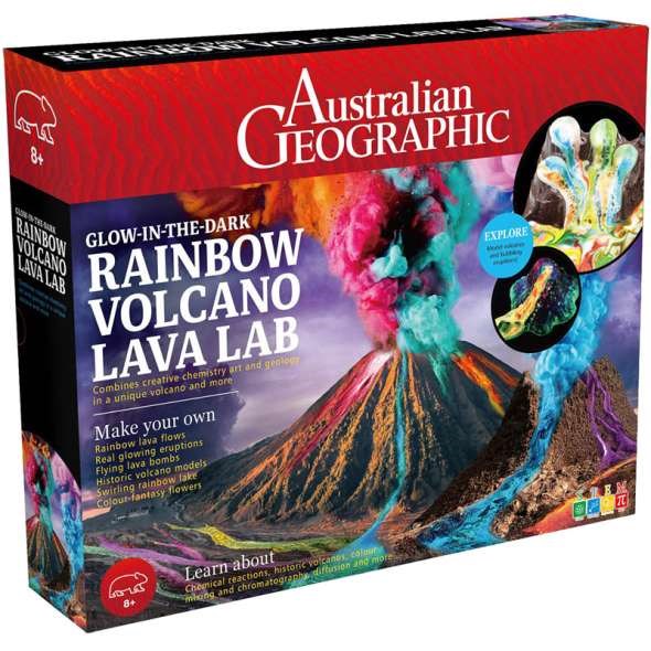 Rainbow Volcano Lava Lab - Australian Geographic - Brain Spice