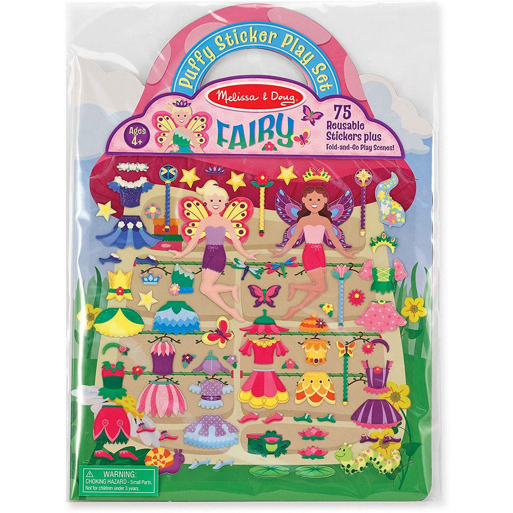 Reusable Puffy Sticker Play Set - Fairy - Brain Spice