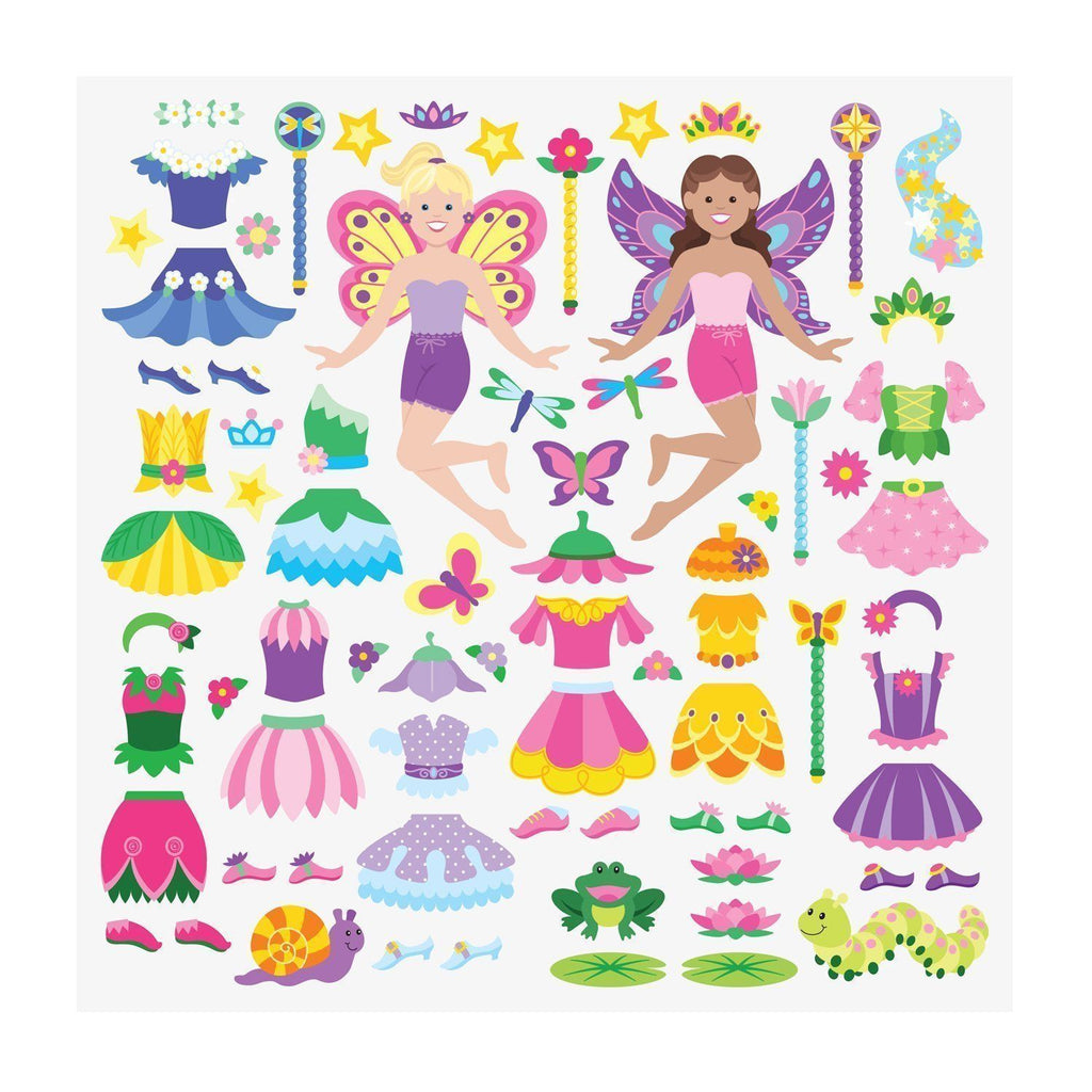 Reusable Puffy Sticker Play Set - Fairy - Brain Spice