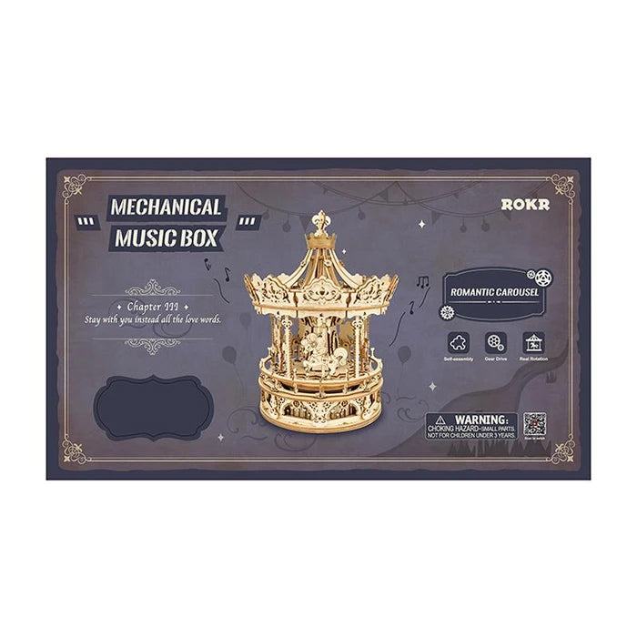 Romantic Carousel Music Box - Brain Spice