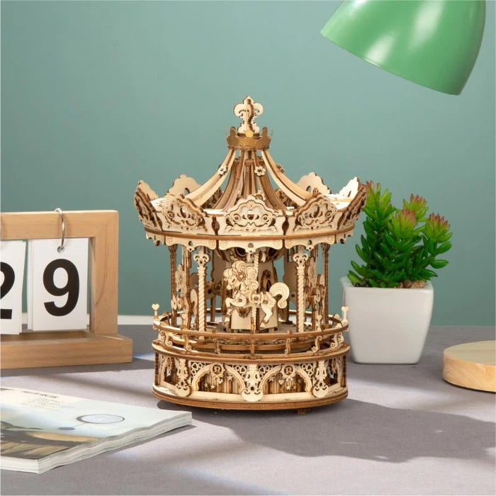 Romantic Carousel Music Box - Brain Spice