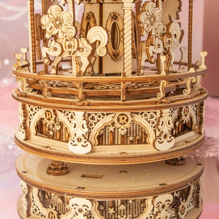 Romantic Carousel Music Box - Brain Spice