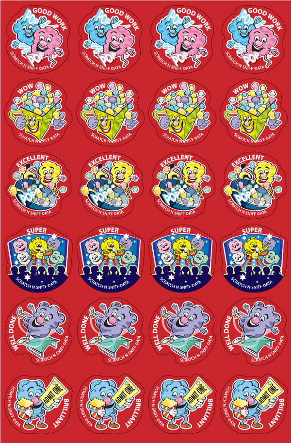 Popcorn - ScentSations Stickers - Brain Spice