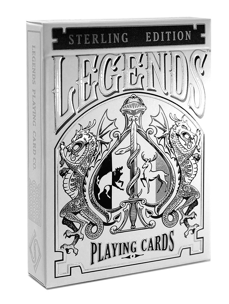 Legends Playing Cards Sterling Edition - Brain Spice