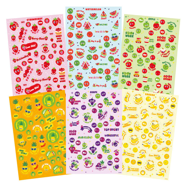 Variety Pack (600) - ScentSations Merit Stickers - Fruit - Brain Spice