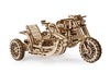 Scrambler UGR-10 with Sidecar - uGears - Brain Spice