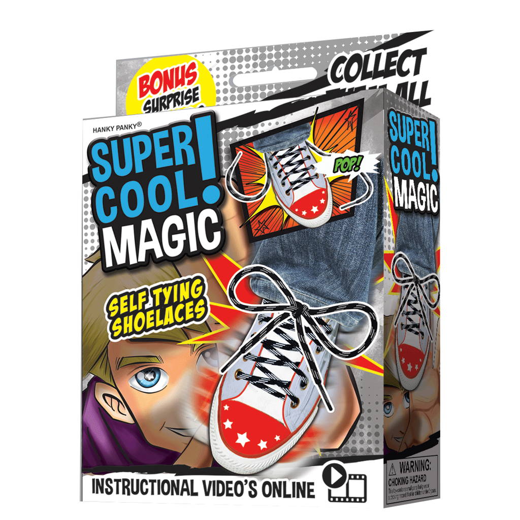 Self Tying Shoe Laces - Super Cool Magic - Brain Spice