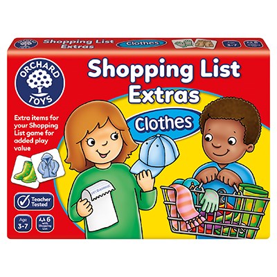 Clothes - Shopping List Booster Pack - Brain Spice
