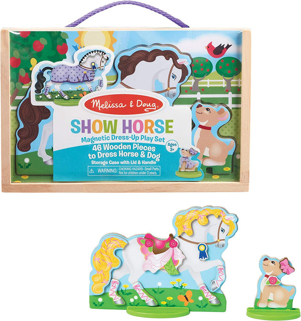 Show Horse Magnetic Dress-Up Play Set - Brain Spice