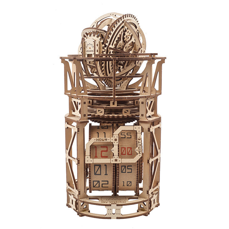 Sky Watcher Tourbillon Table Clock - uGears - Brain Spice