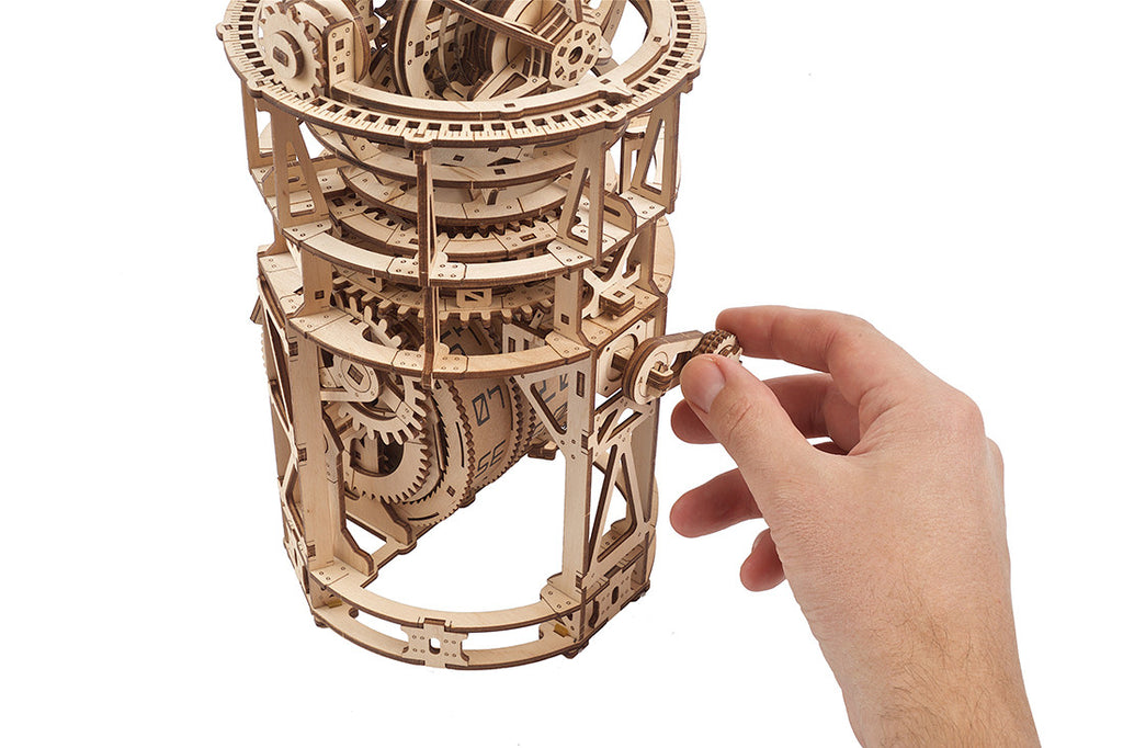 Sky Watcher Tourbillon Table Clock - uGears - Brain Spice
