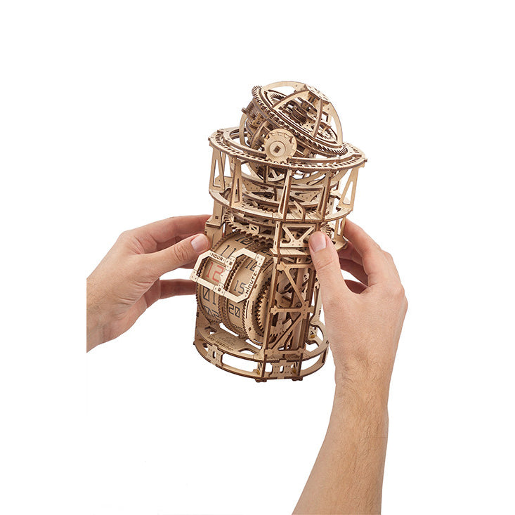 Sky Watcher Tourbillon Table Clock - uGears - Brain Spice