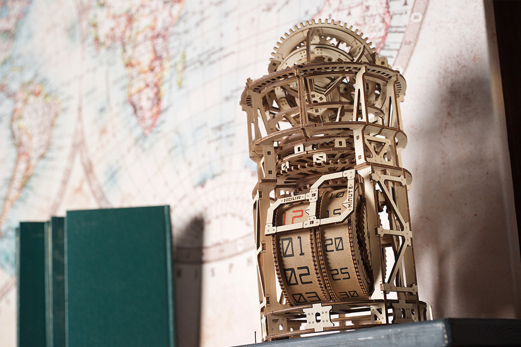Sky Watcher Tourbillon Table Clock - uGears - Brain Spice