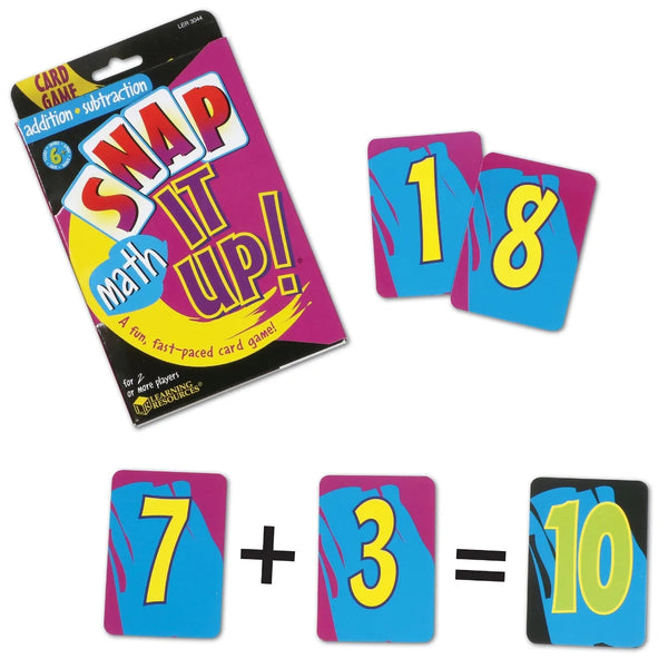 Snap It Up Addition and Subtraction Game - Brain Spice