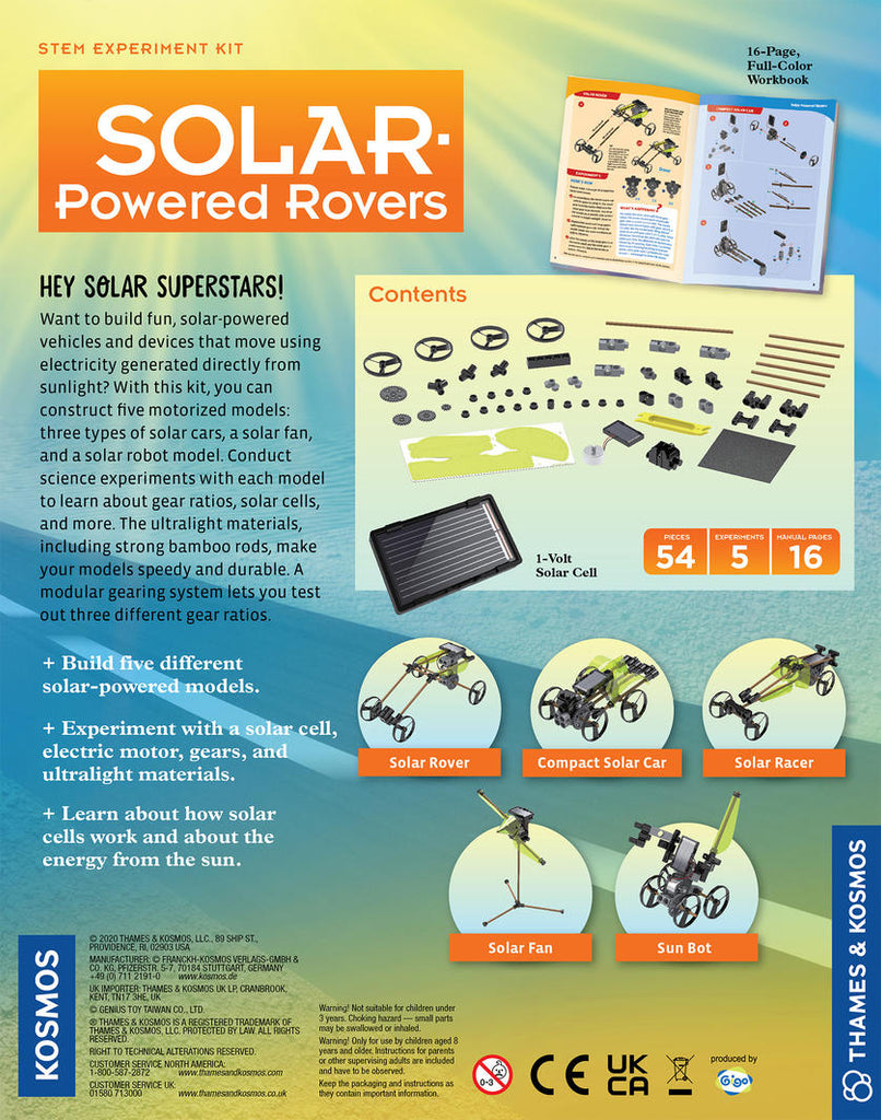 Solar Powered Rovers - Brain Spice