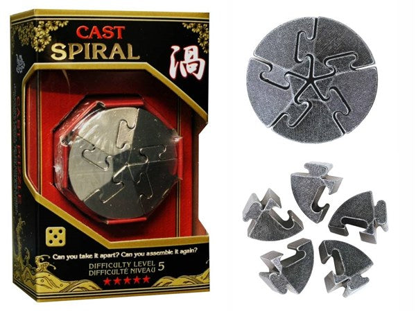 Spiral L5 - Huzzle Cast Puzzle - Brain Spice