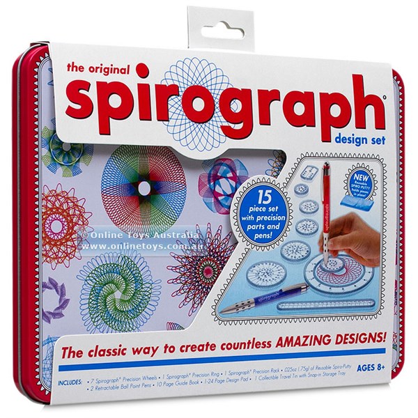 Spirograph Design Set Tin - Brain Spice