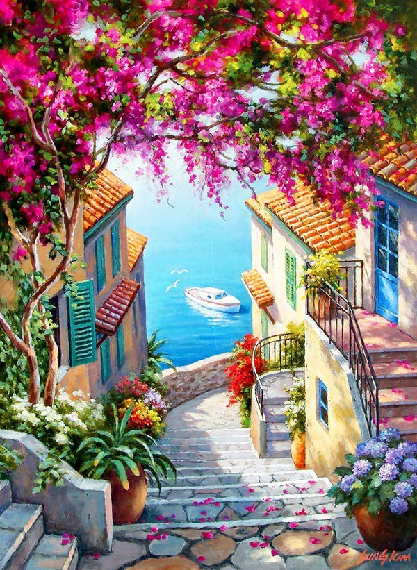 Stairs to the Sea - Jigsaw 1000pc - Brain Spice