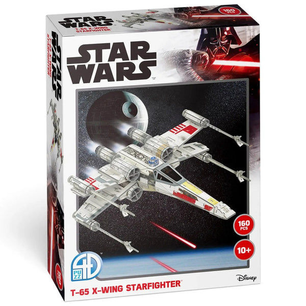 Star Wars T-65 X-Wing Starfighter - 3D Card Construction - 160pc - Brain Spice