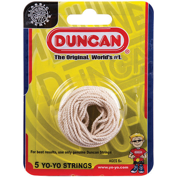 Strings 5-Pack White - Duncan Yo-Yo - Brain Spice