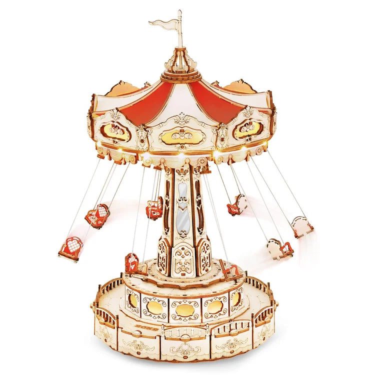 Music Things Ridoe Swing Ride Music Box | Brain Spice