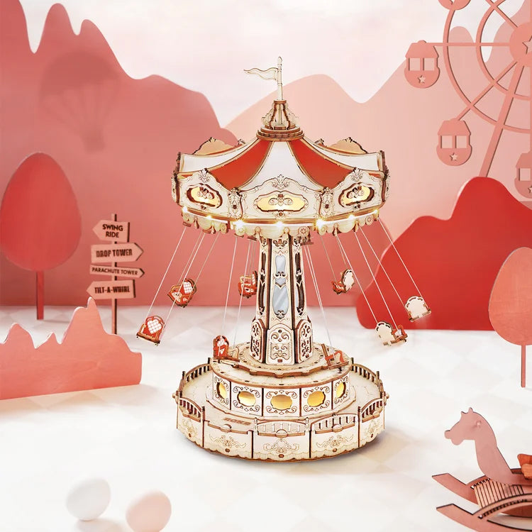 Music Things Ridoe Swing Ride Music Box | Brain Spice