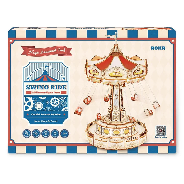 Music Things Ridoe Swing Ride Music Box | Brain Spice