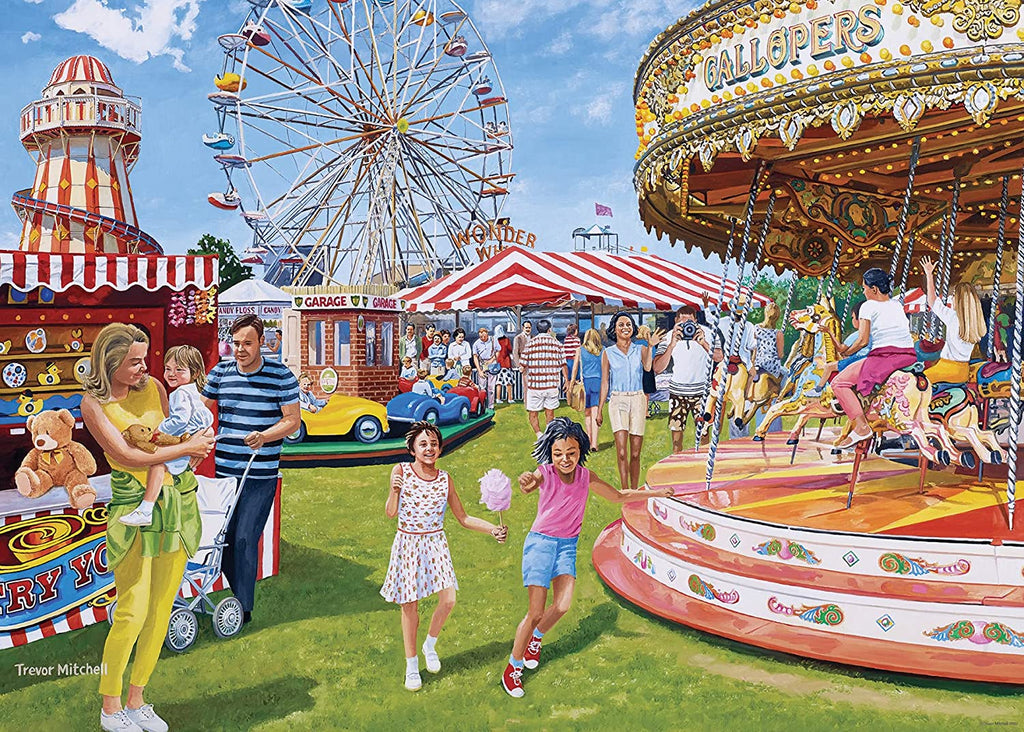 Vintage Fairground Fun - Jigsaw 1000pc - Brain Spice