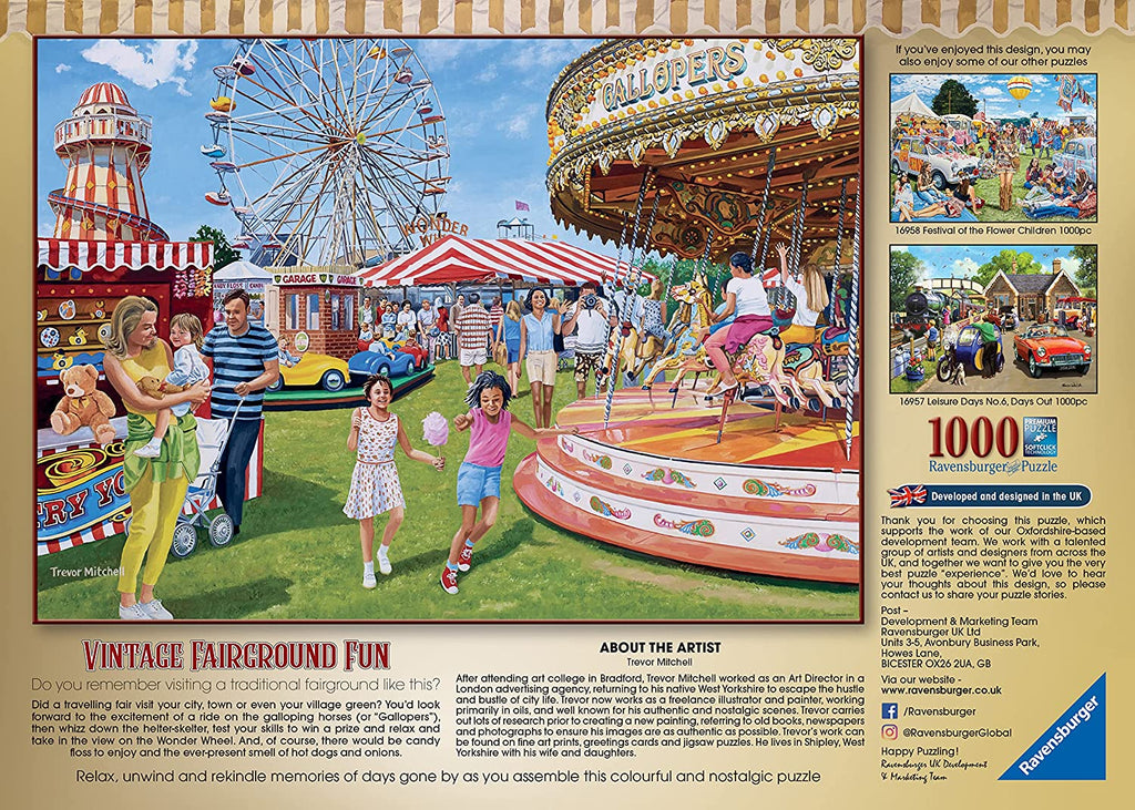 Vintage Fairground Fun - Jigsaw 1000pc - Brain Spice
