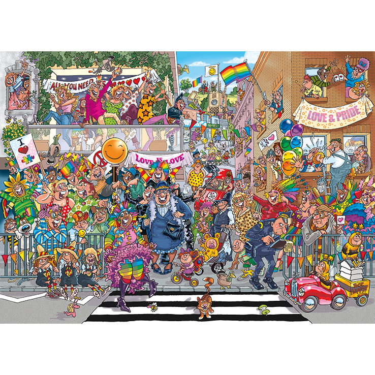 Wasgij 34 A Piece Of Pride - Wasgij - 1000 pc - Brain Spice