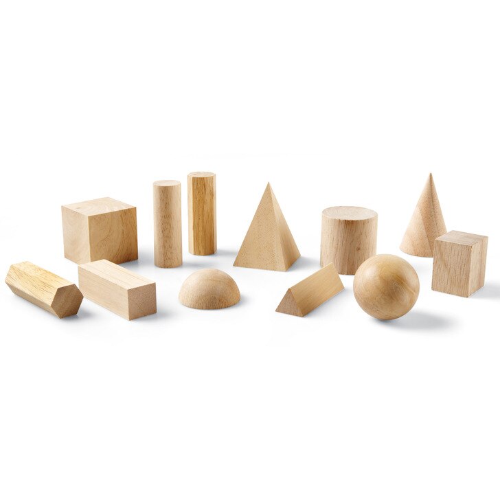 Wooden Geometric Solids - Brain Spice