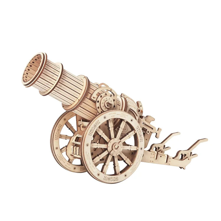 Medieval Cannon - Wooden Puzzle - Brain Spice