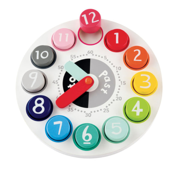 Wooden Teaching Clock - Brain Spice