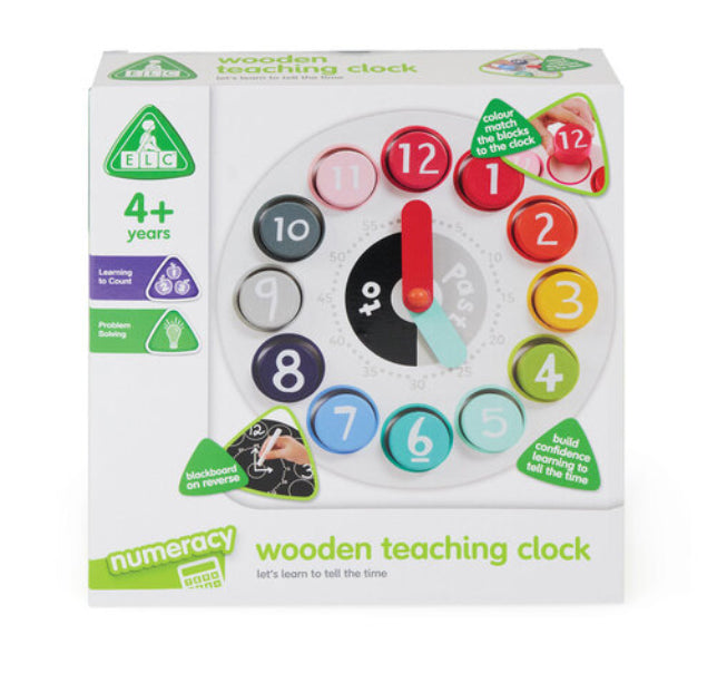 Wooden Teaching Clock - Brain Spice