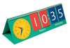 Analogue and Digital Clock Flip Chart - Large - Brain Spice