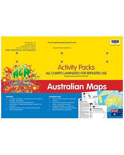 Australian Maps - Activity Pack - Brain Spice