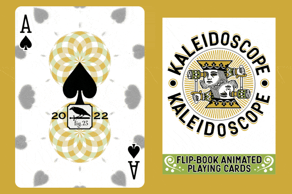 Kaleidoscope - Flip-Book Animated Playing Cards - Brain Spice