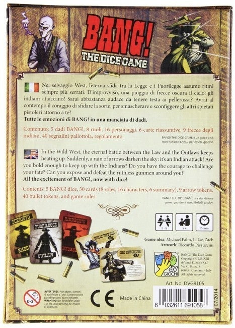 Bang - The Dice Game - Brain Spice