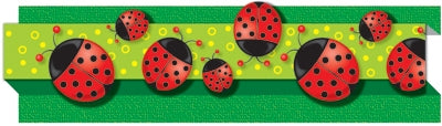Ladybugs Pop-Its Border - Brain Spice