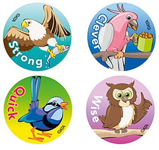 Clever Birds - pk 96 Merit Stickers - Brain Spice