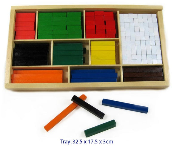 Cuisenaire Rods Wooden 308pc - Brain Spice