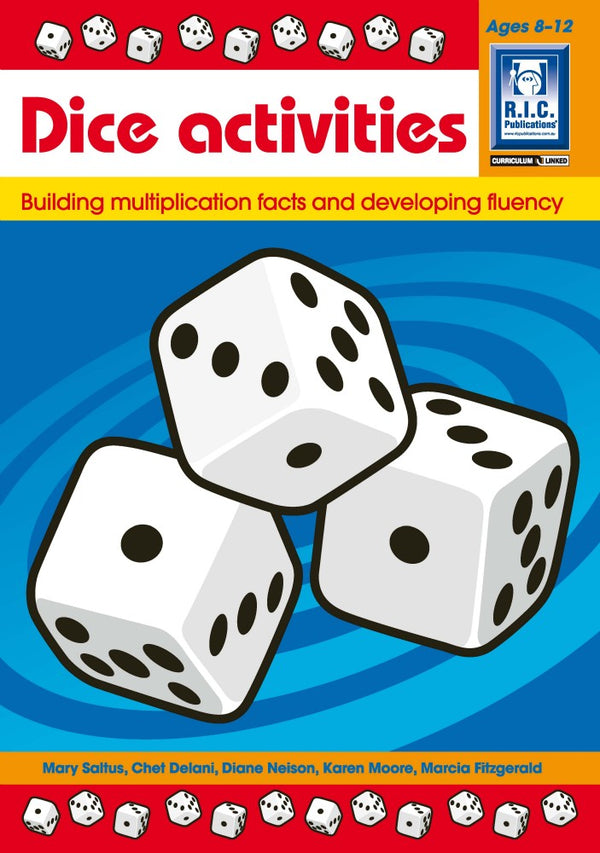 Dice Activities - Multiplication Facts - Brain Spice