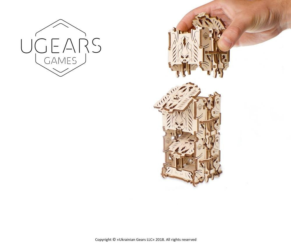 Dice Tower - uGears - Brain Spice