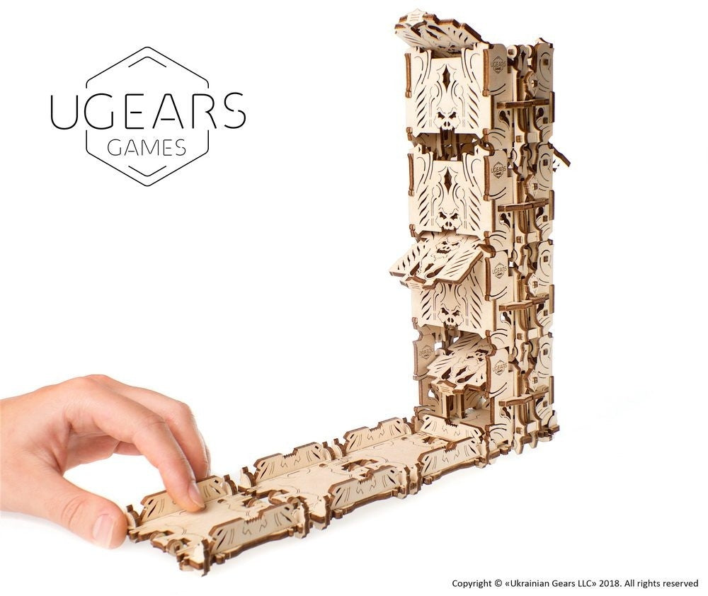 Dice Tower - uGears - Brain Spice