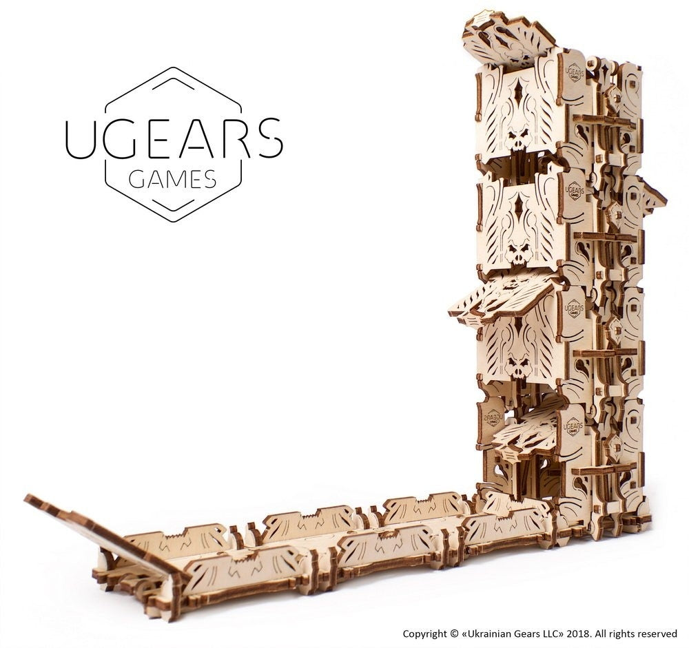 Dice Tower - uGears - Brain Spice