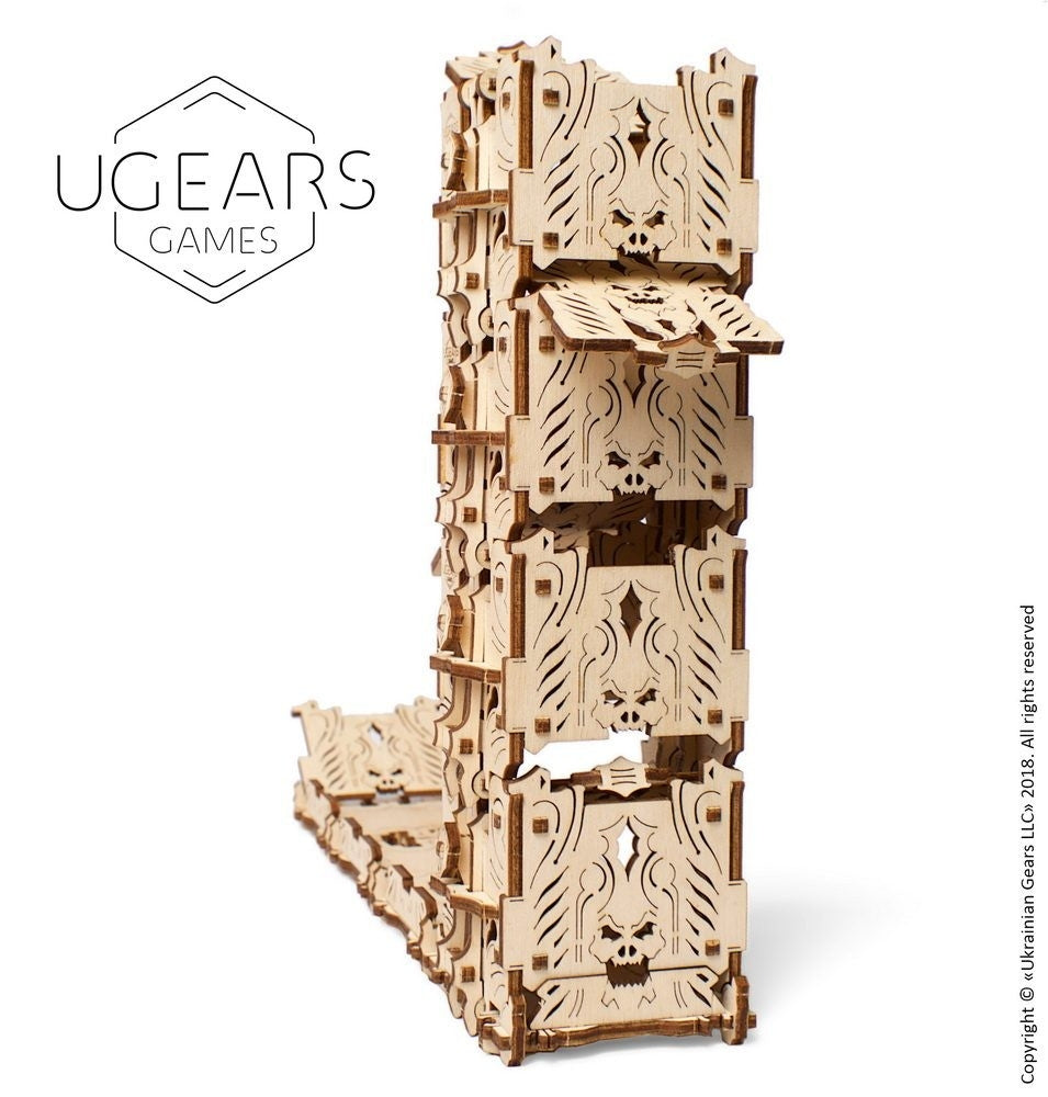 Dice Tower - uGears - Brain Spice