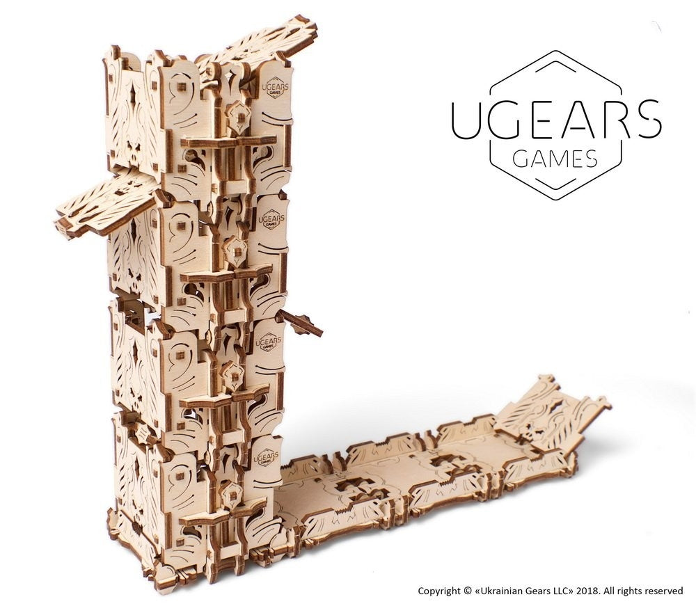 Dice Tower - uGears - Brain Spice