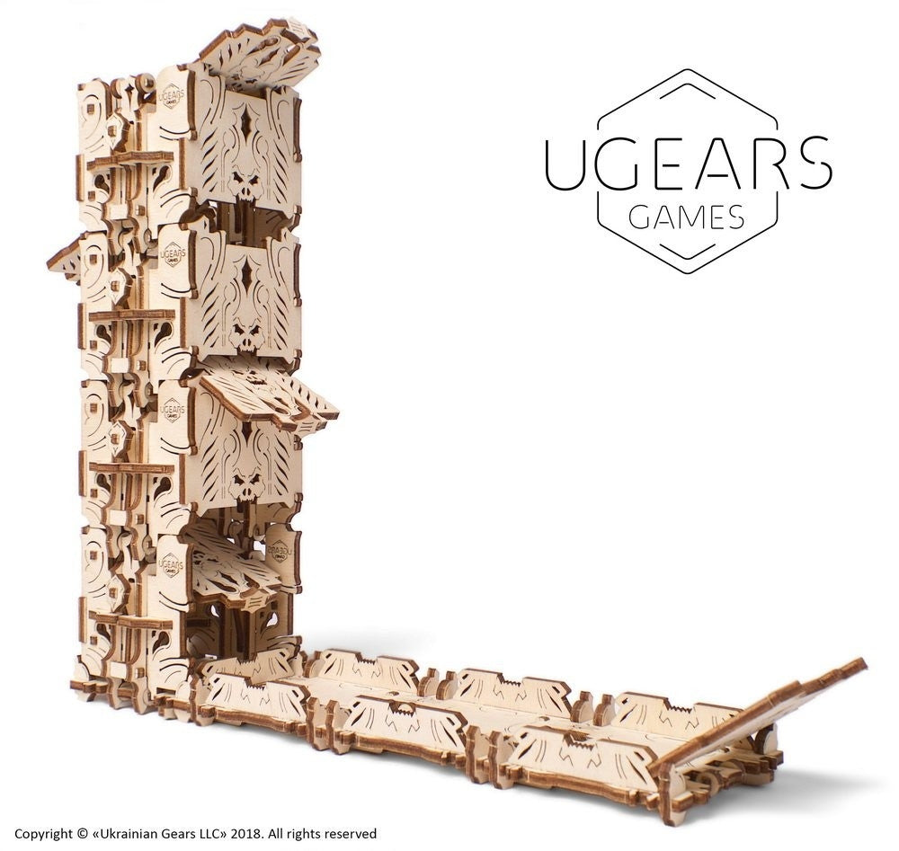 Dice Tower - uGears - Brain Spice