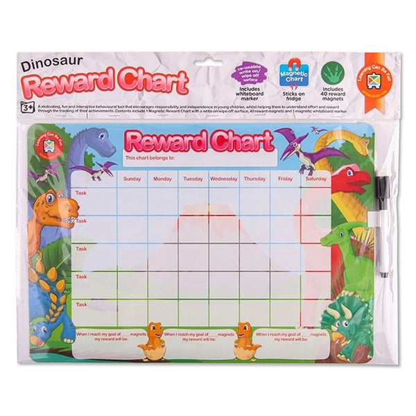 Magnetic Reward Chart - Dinosaurs - Brain Spice
